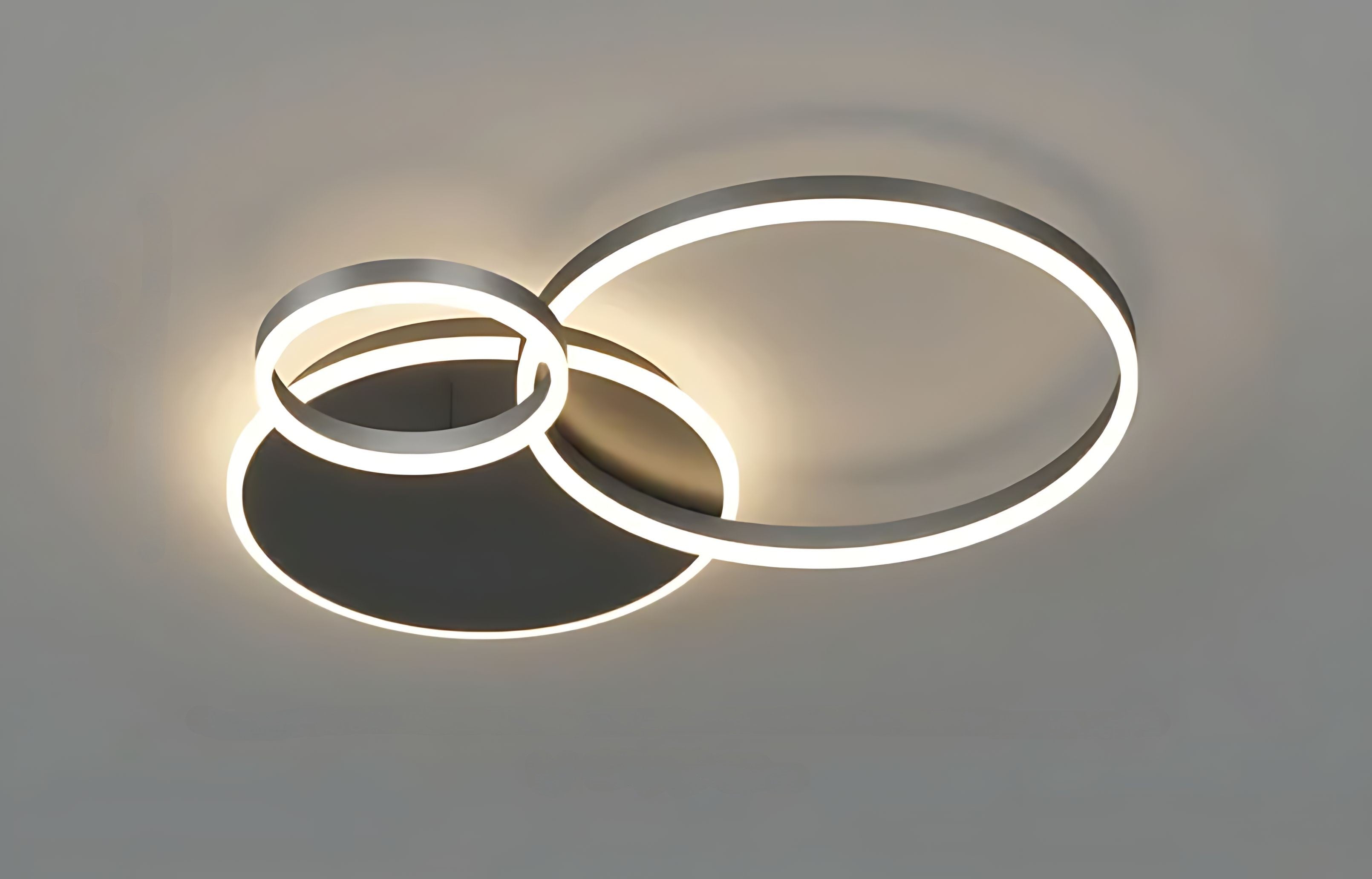 LumenNova Orbit Ring Ceiling Light With Celestial Glow - OpalDwell