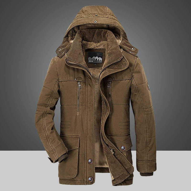 ArdentVale Mens Winter Parka With Luxe Warmth And Soft Interior OpalDwell
