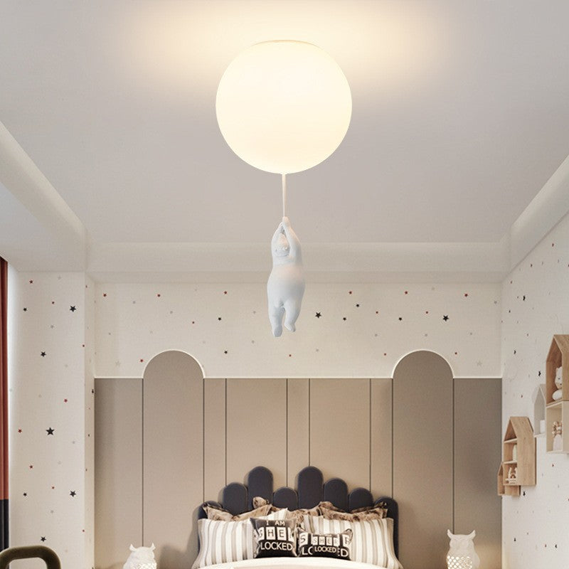 LumiBear Balloon Pendant Light for Nursery Ceiling - OpalDwell