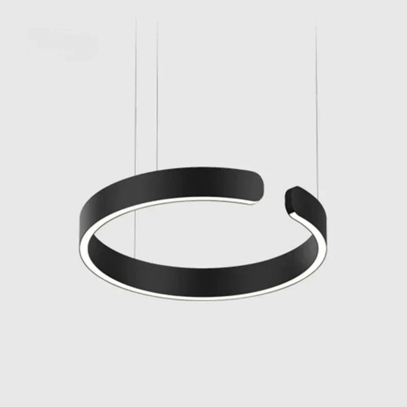 LumaCircle LED Pendant Light for Living and Dining Areas OpalDwell
