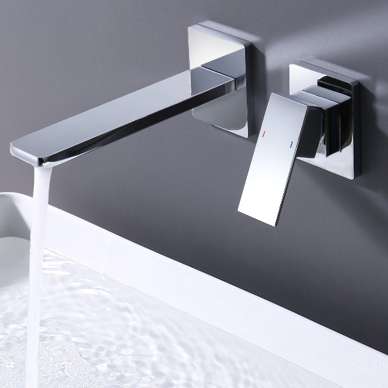 LumaLine Concealed Wall-Mount Sink Faucet, One-Handle OpalDwell