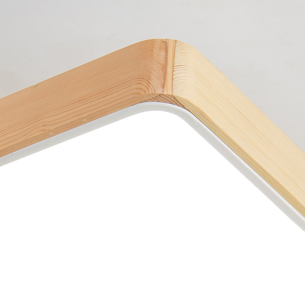 Boreal Timber Ceiling Fan with Energy-Saving LED Light and Wooden Blades - OpalDwell