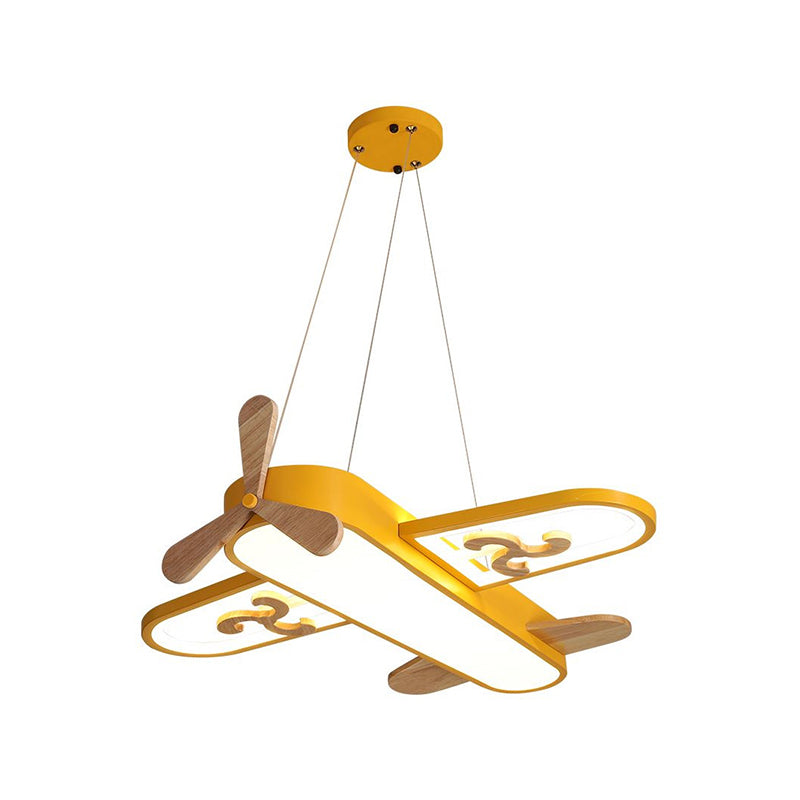 LumaPlane LED Airplane Pendant Light for Kids Bedroom - OpalDwell