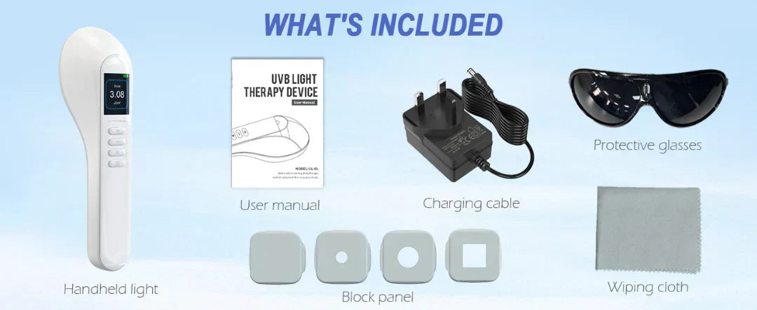 NovaRay UVB 308nm Home Phototherapy Lamp For Vitiligo And Skin Wellness - OpalDwell
