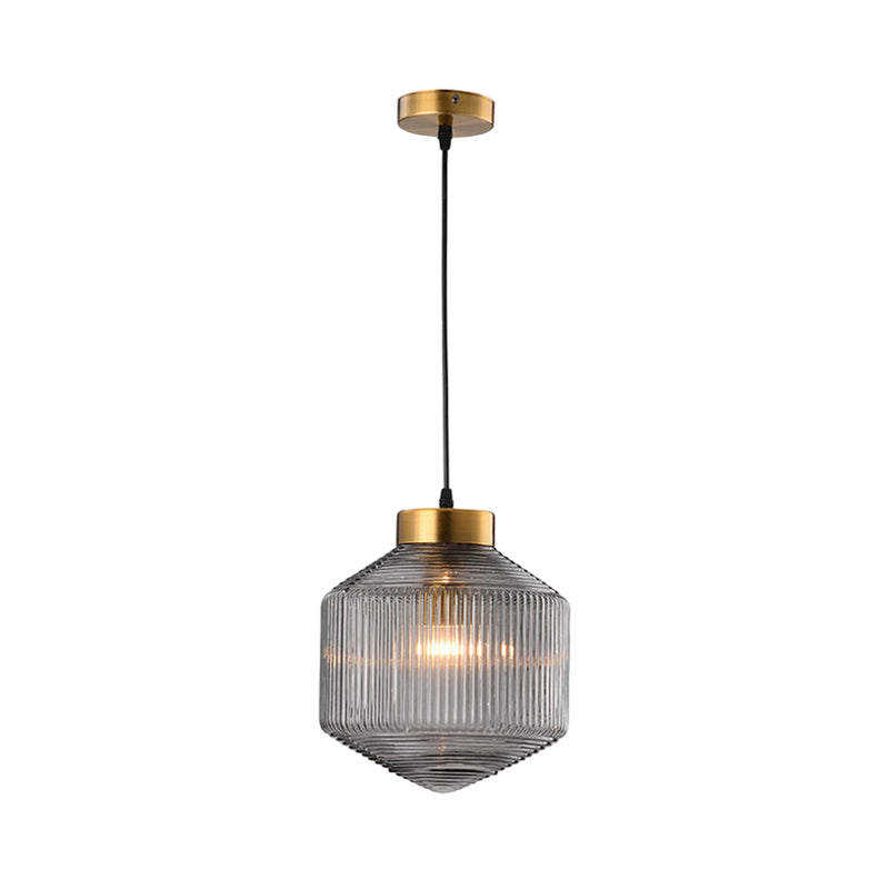 Quell Drum Pendant Lamp Modern Glass Pendant Light Glow - OpalDwell