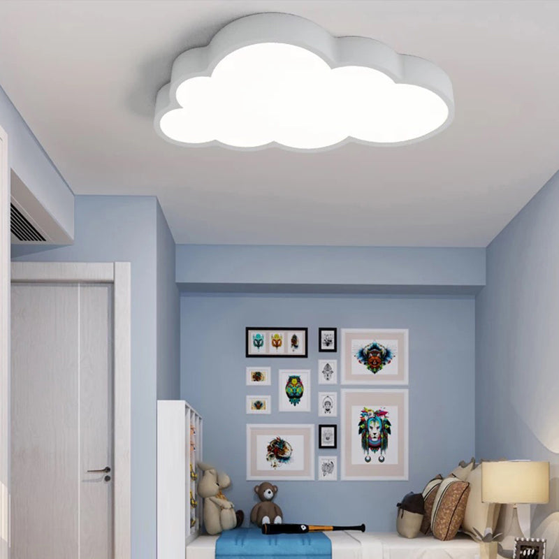 CloudGlow Kids LED Cloud Ceiling Light for Nursery Room - OpalDwell