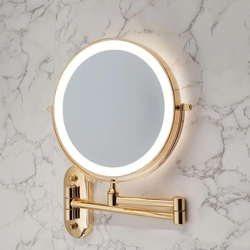 Luminara Pro Vanity Mirror with LED Magnifier, Rechargeable OpalDwell