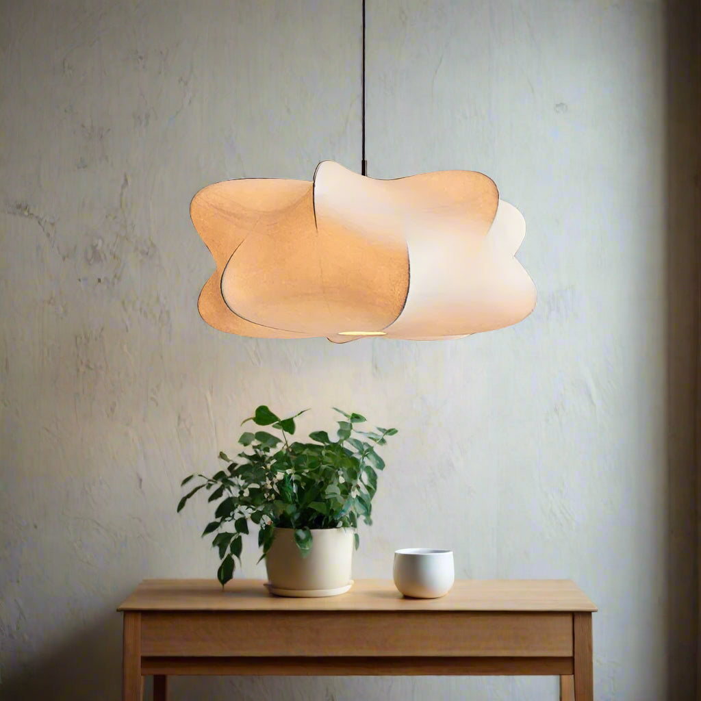NovaLumi Wabi Sabi Pendant Light for Calm Ambient Glow - OpalDwell