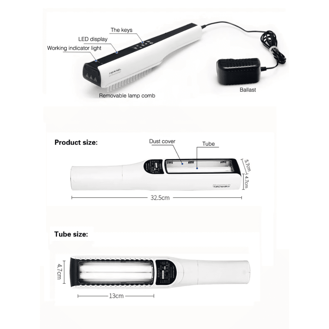 Lumara Pocket UVB Light Therapy Lamp 311nm For Psoriasis And Vitiligo - OpalDwell