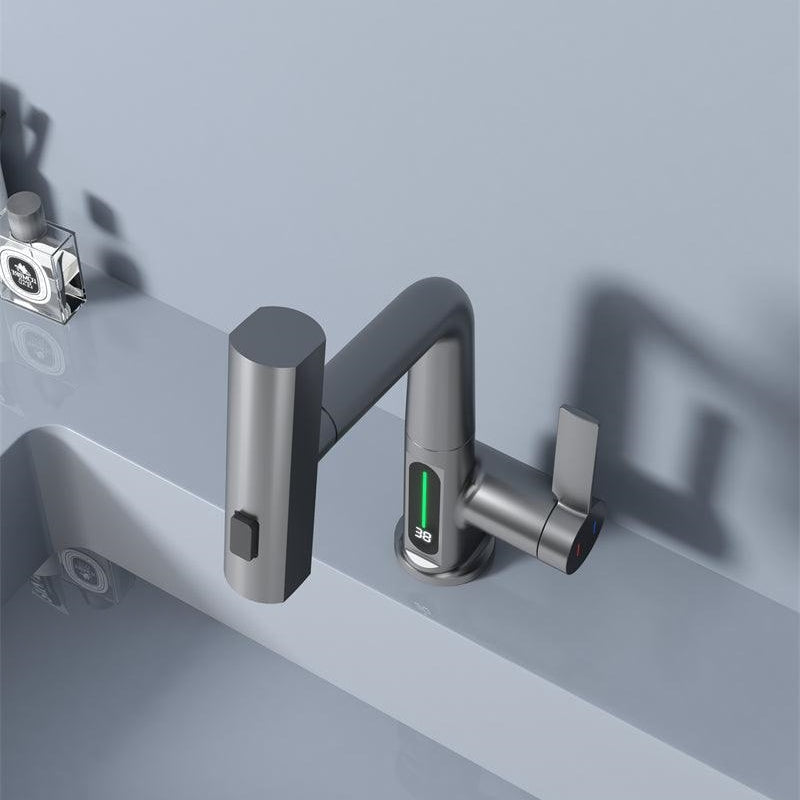 Vellaro Single Hole Brass Faucet for Hot and Cold Water | OpalDwell OpalDwell