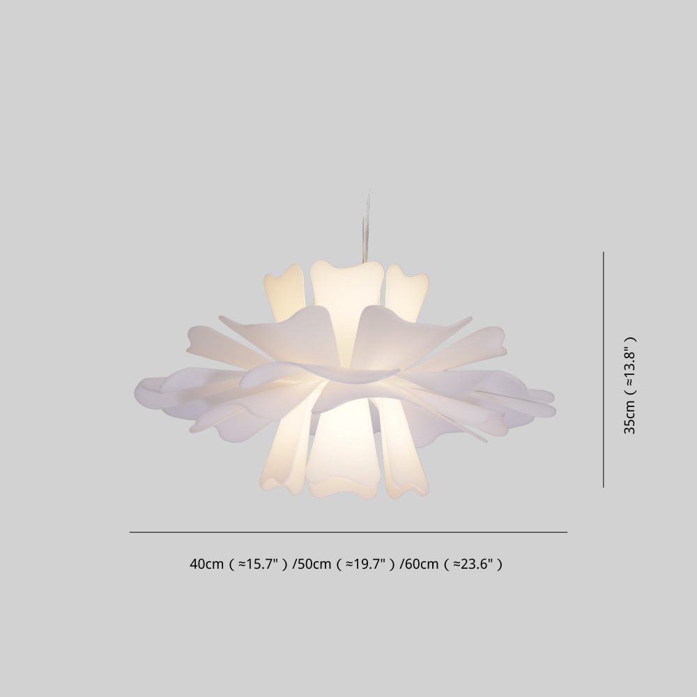 LumaNova White Metal Pendant Lamp for Modern Interiors OpalDwell
