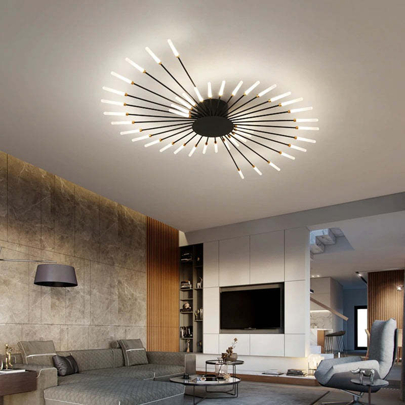 Asterra Modern Ceiling Lamp for Living Room and Bedroom OpalDwell