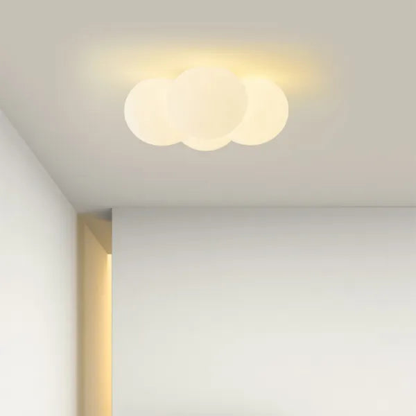 NimbusCloud LED Ceiling Light with Cloud-Inspired Design for Living Rooms - OpalDwell
