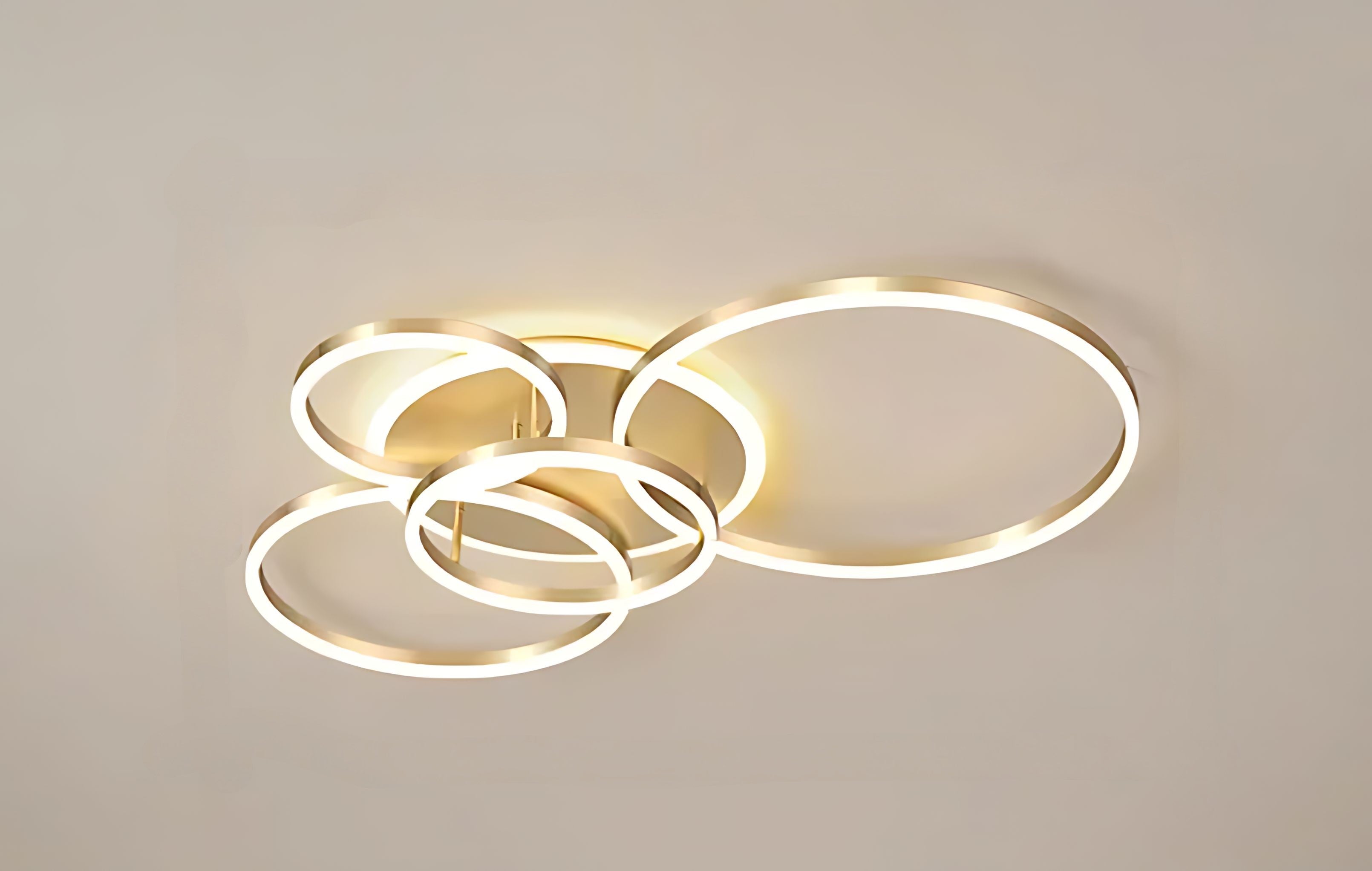 LumenNova Orbit Ring Ceiling Light With Celestial Glow - OpalDwell