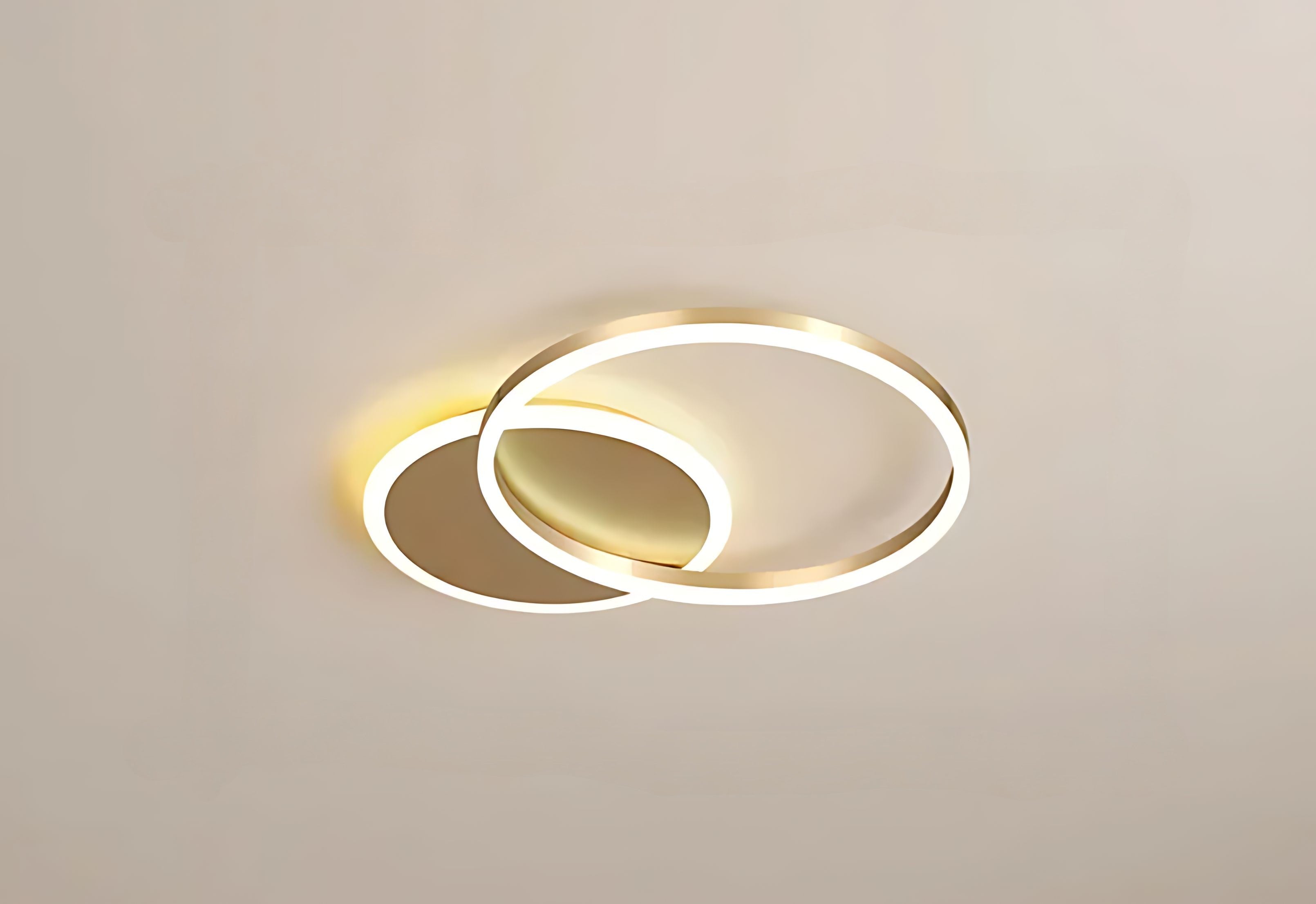 LumenNova Orbit Ring Ceiling Light With Celestial Glow - OpalDwell