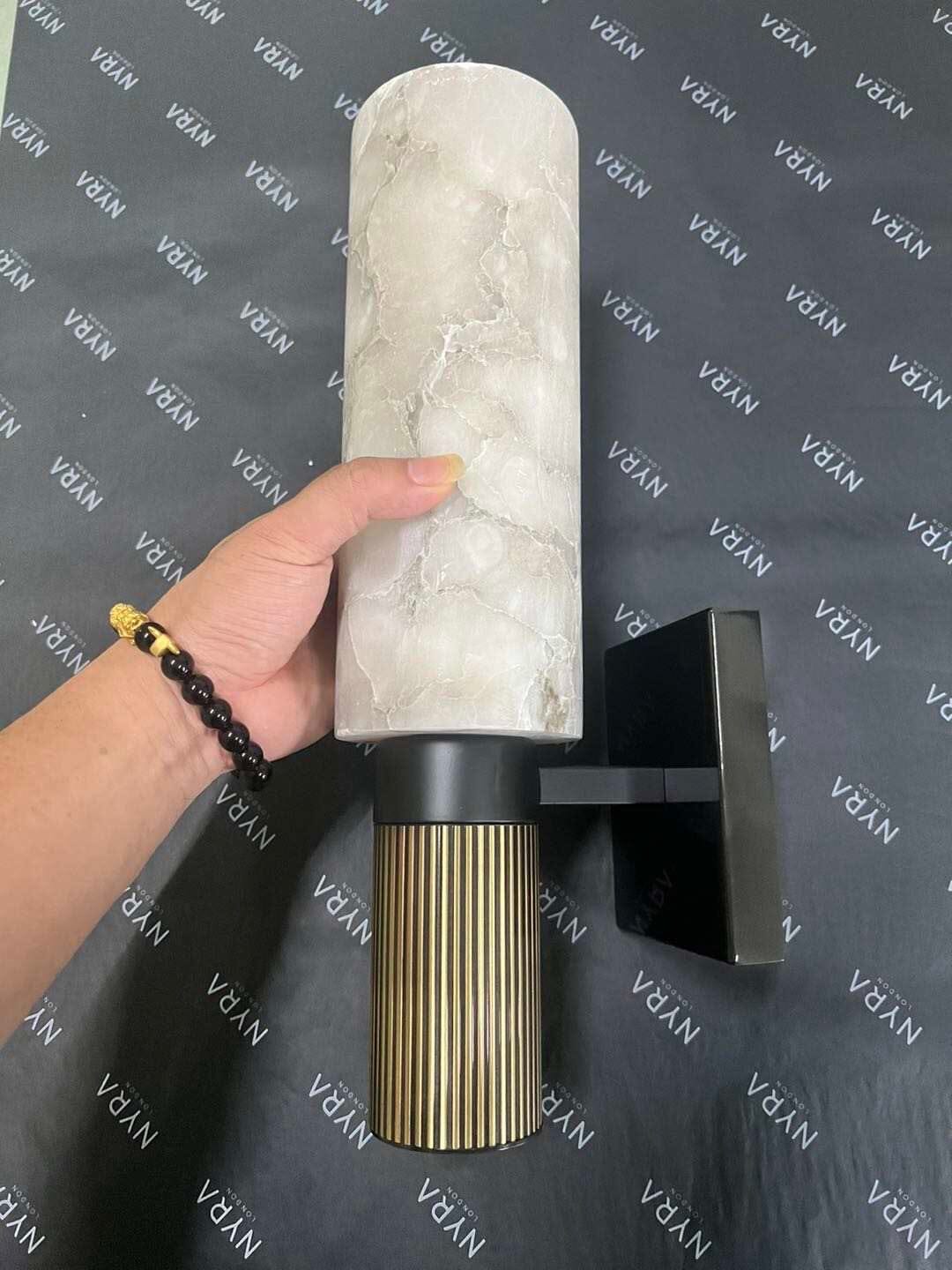 Loxley | Marble Wall Lamp - OpalDwell