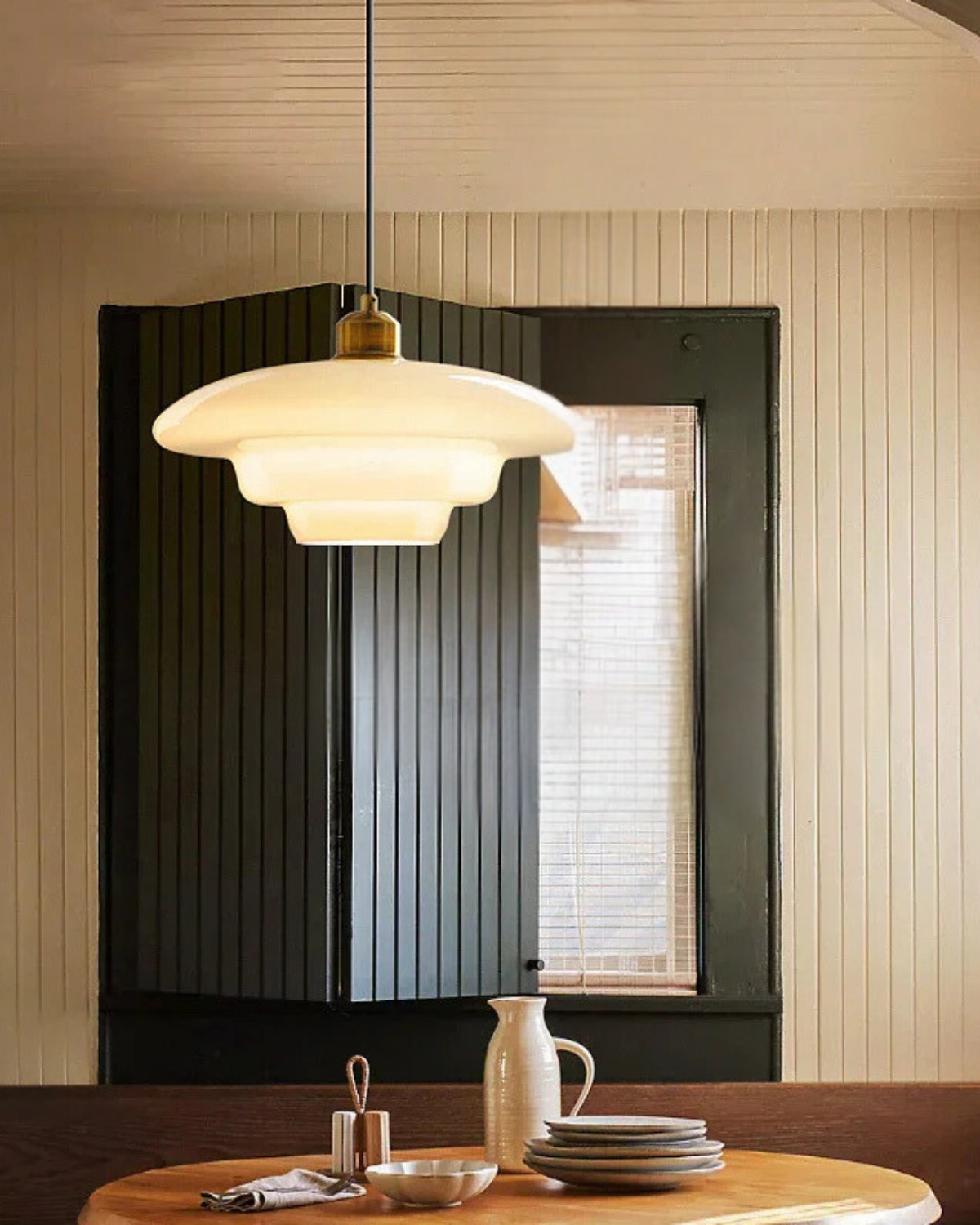 LyraCloud Pendant Light Soft Cloud Opal Glass Glow - OpalDwell