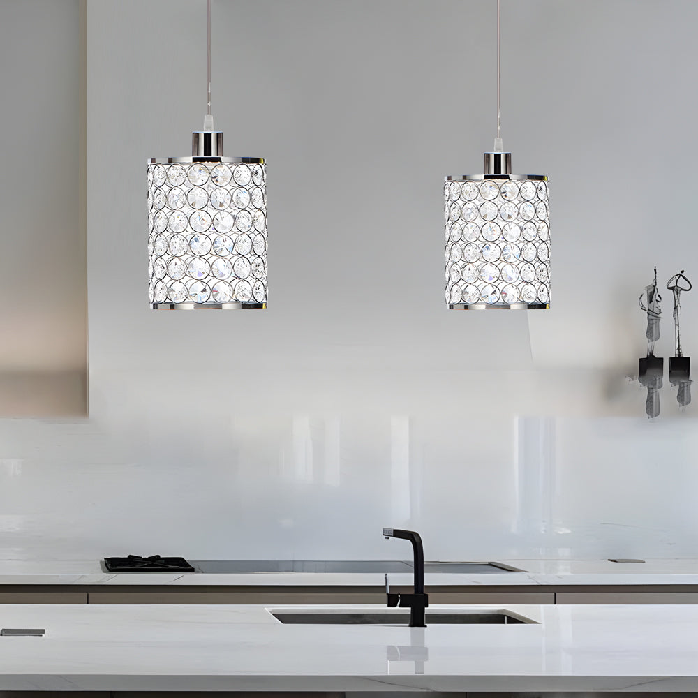CrystaForm Crystal Geometric Pendant Light for Modern Homes - OpalDwell