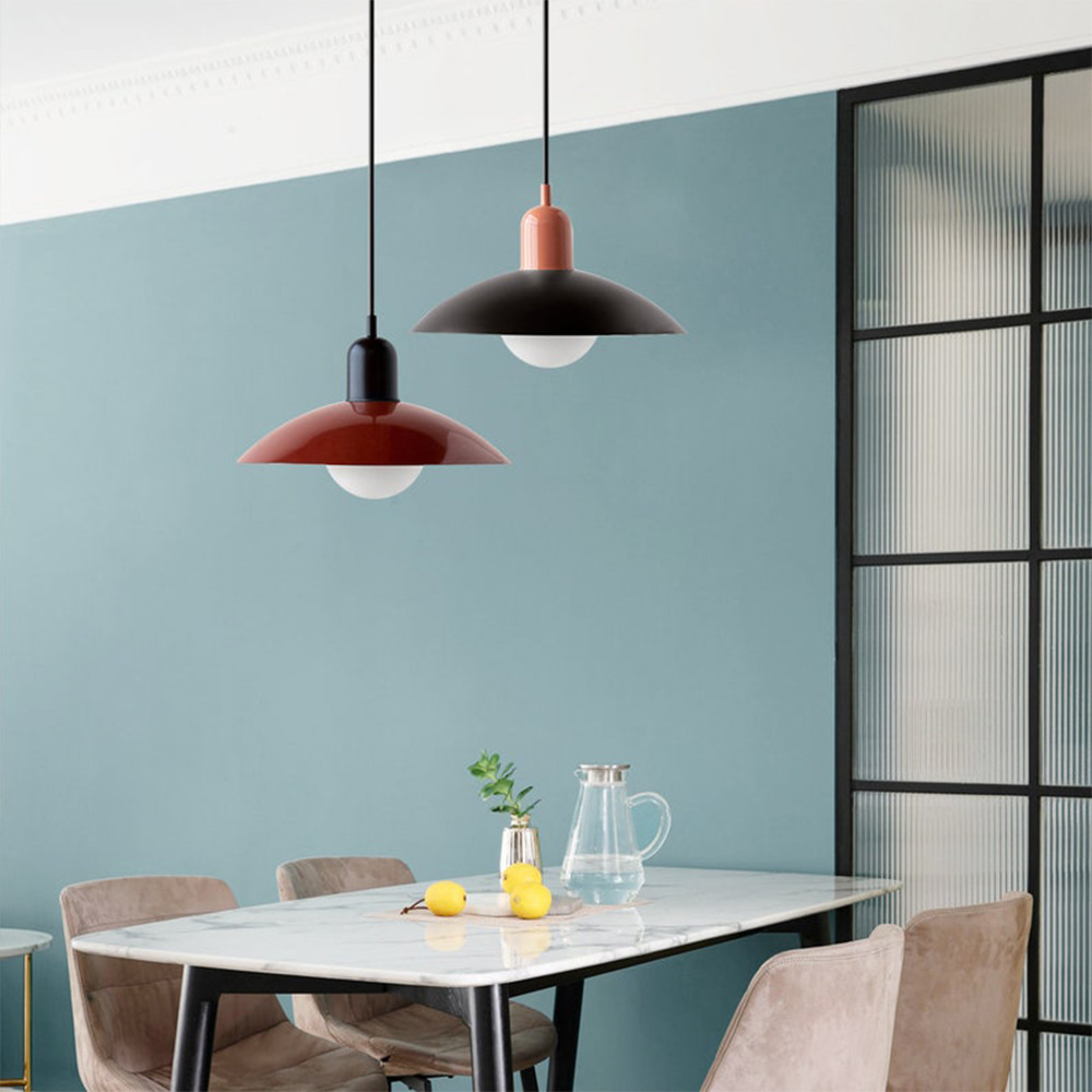 Asterra Glass Pendant Light Macaron Style For Small Spaces - OpalDwell