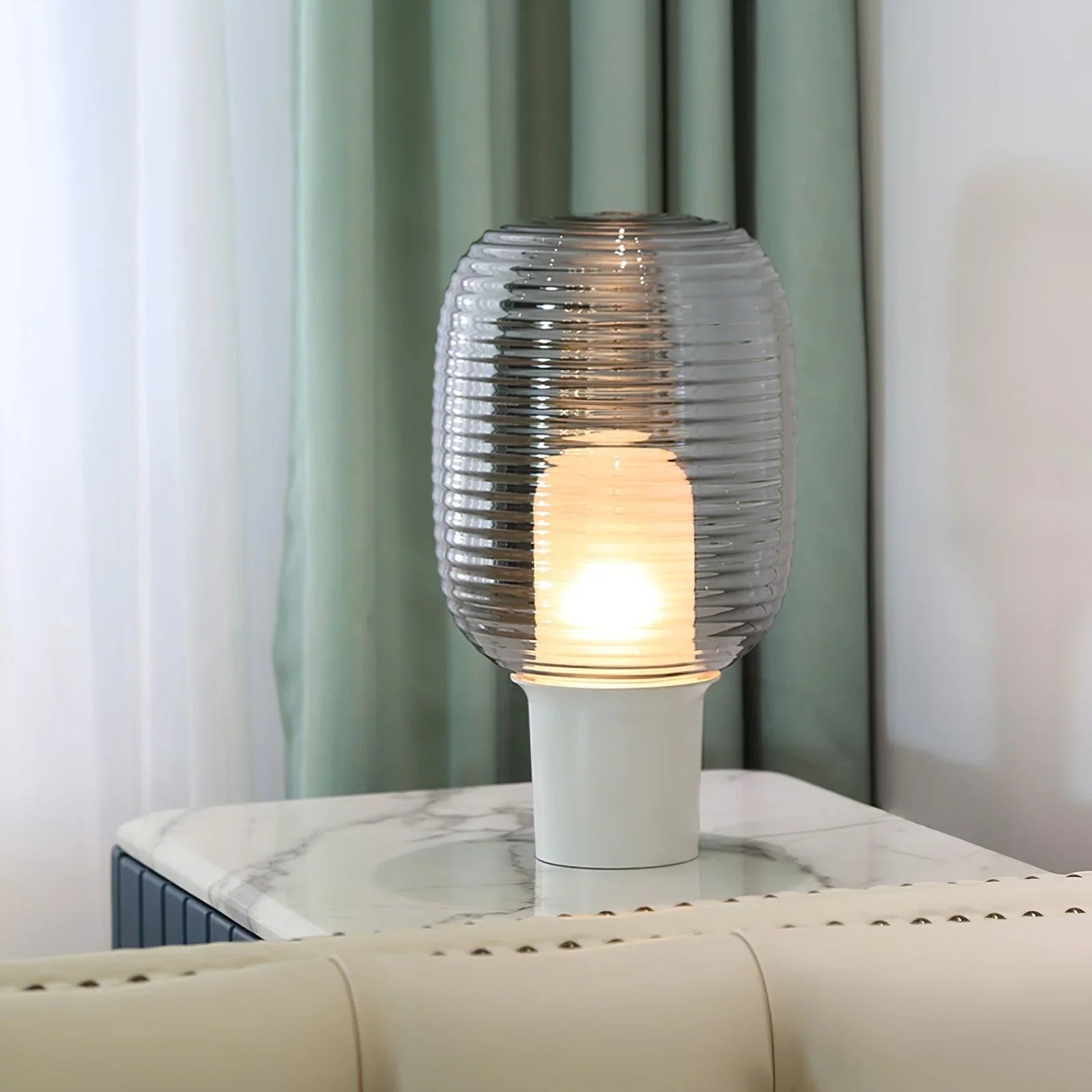 Decorative Glass Table Lamp For Contemporary Home Lighting - OpalDwell
