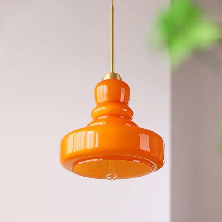 Gourd Glass Pendant Light in Bauhaus Style | OpalDwell - OpalDwell
