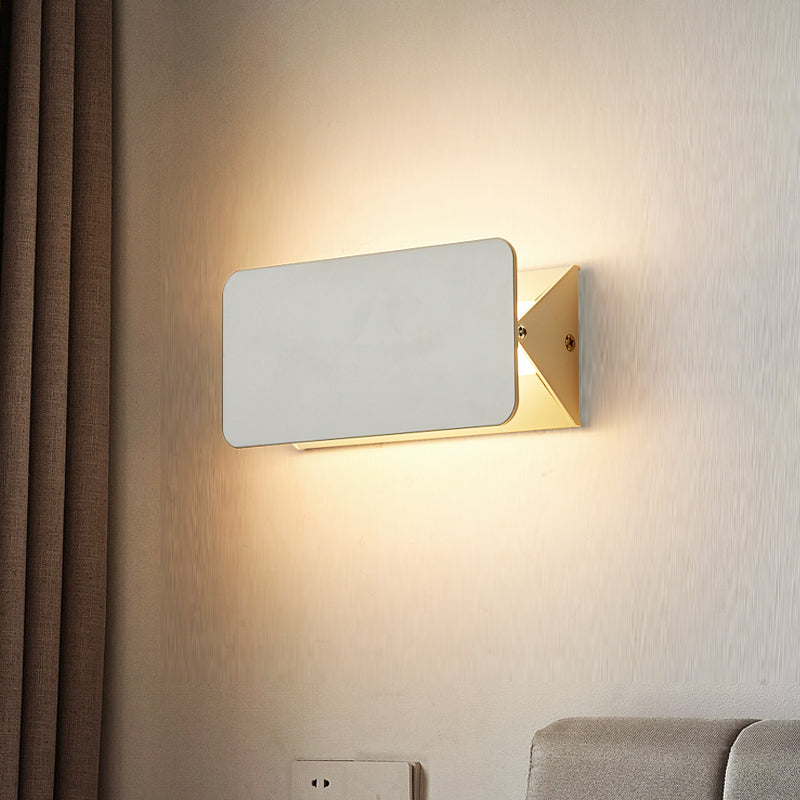 NovaLume LED Metal Indoor Wall Lamp Rotatable White - OpalDwell