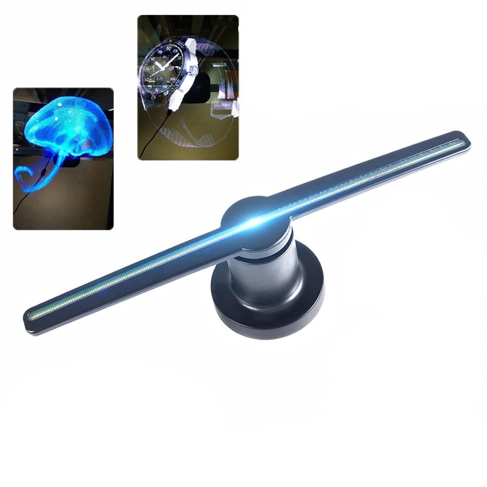 HoloBreeze 3D Fan Holographic Display Projector Lamp - OpalDwell