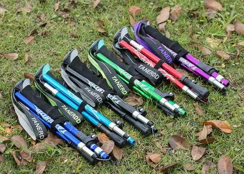PeakGlide Telescopic Trekking Poles With Easy Clamp - OpalDwell