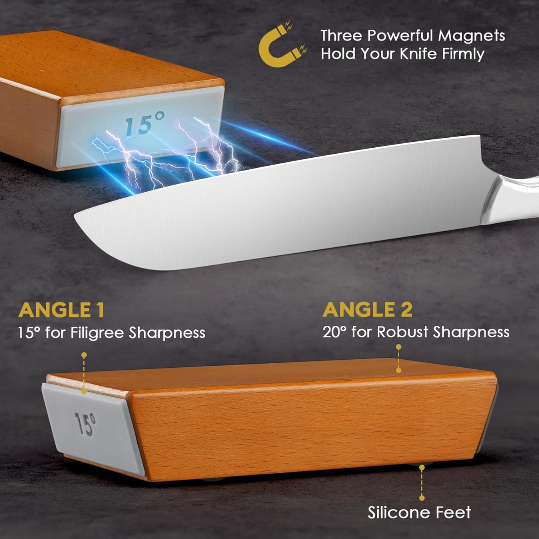 Torrin | Rolling Diamond Knife Sharpener For Effortless Edges - OpalDwell