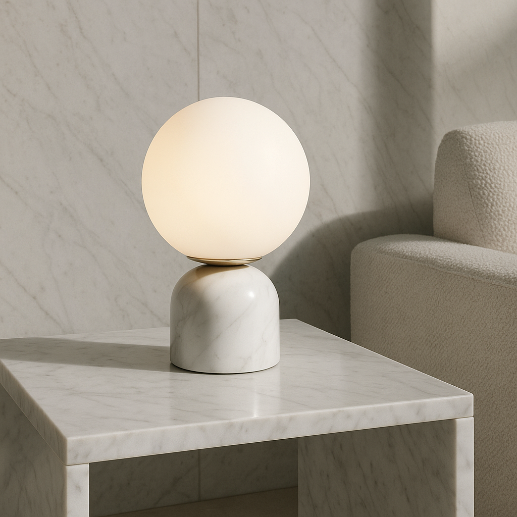 Marble Lamp Minimalist Decorative Lighting For Any Room - OpalDwell