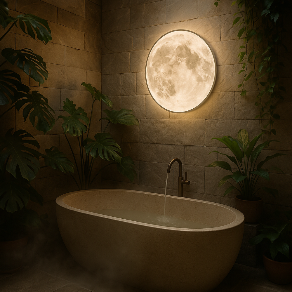 Noctara Moon Atmosphere Lamp Dimmable Ambient Light for Bedroom and Living Room - OpalDwell