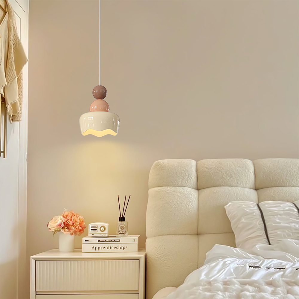 Aurelia Glow Romantic Hanging Pendant Lamp for Bedroom - OpalDwell