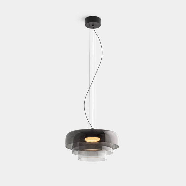 FjordLumen Glass Pendant Light Norwegian Craft Lighting - OpalDwell