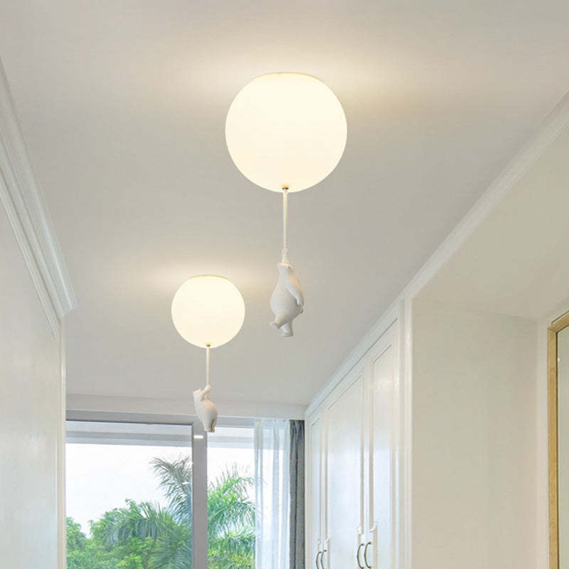 BrioBear Balloon Pendant Light for Nurseries and Kids Rooms - OpalDwell