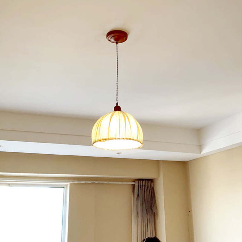 Nordia Linen Pendant Light for Scandinavian Style Interiors OpalDwell