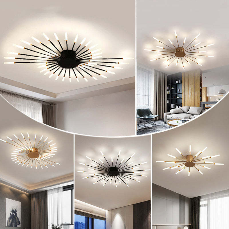 Asterra Modern Ceiling Lamp for Living Room and Bedroom OpalDwell