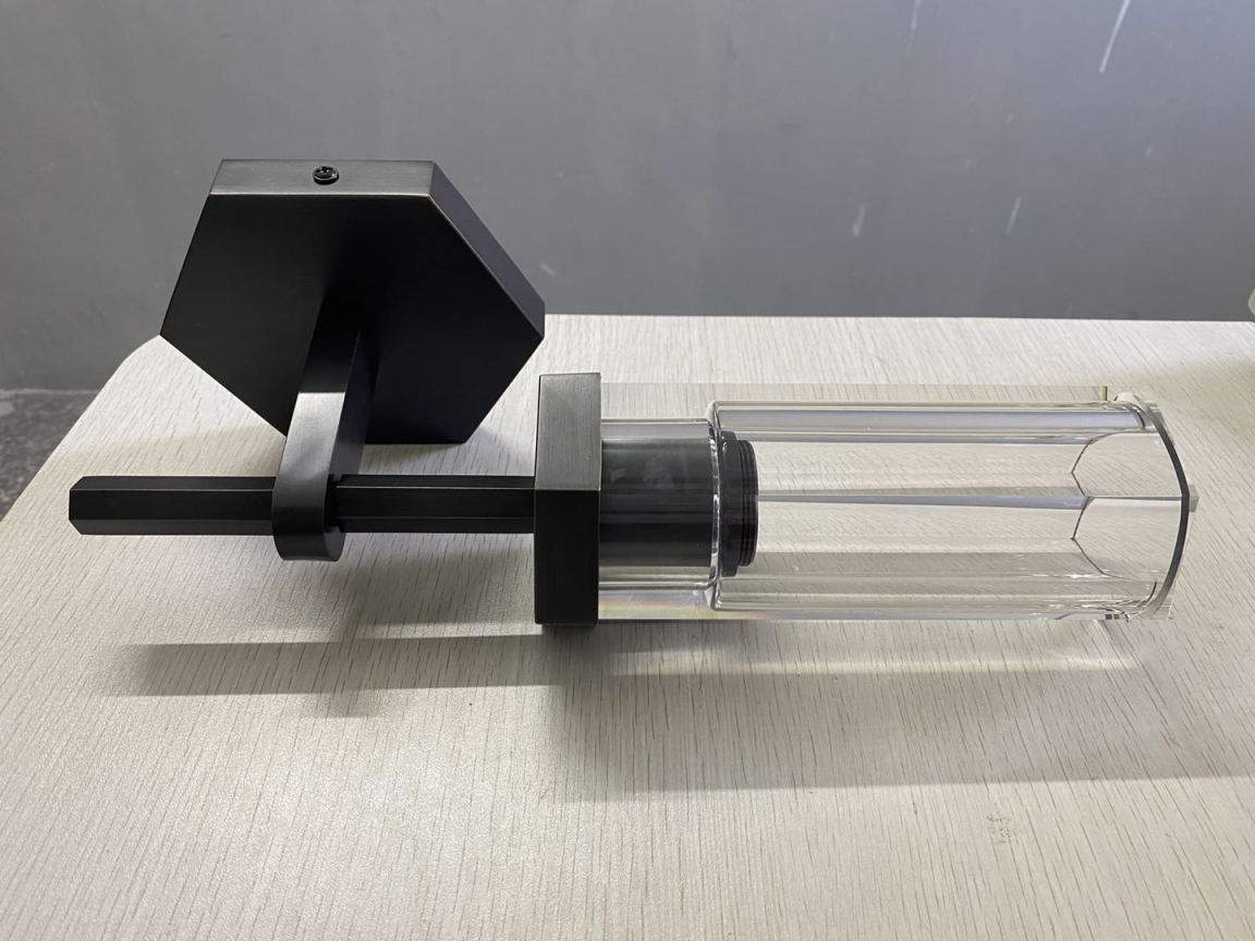 AstraLux Crystal LED Wall Sconce With Clear Glass Shades - OpalDwell