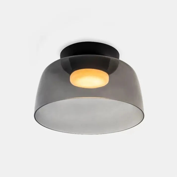 Keiora Nordic Glass Ceiling Lamp | Medieval Charm Lighting - OpalDwell