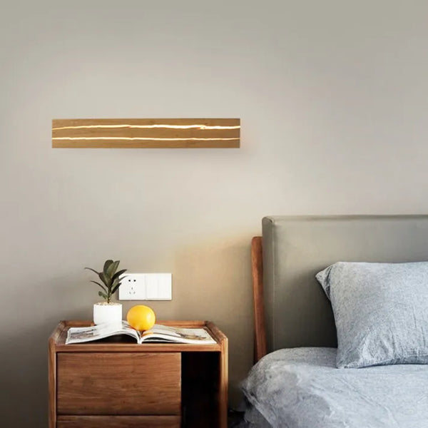 RivenGlow Modern Fissure Wall Lamp for Modern Interiors OpalDwell