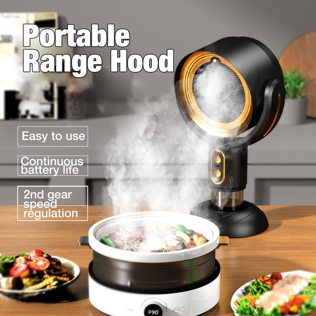 Ventaro Portable Rechargeable Range Hood For Kitchens - OpalDwell