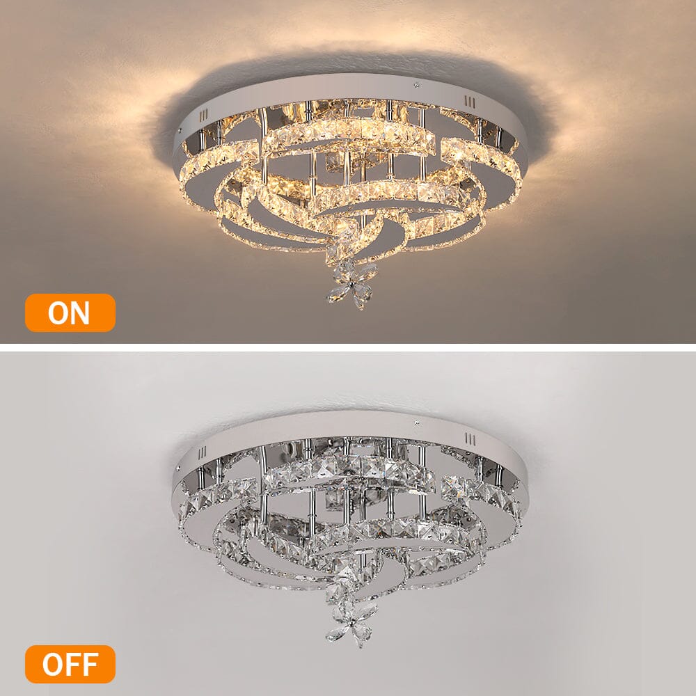 Roselle | Crystal Ceiling Chandelier OpalDwell