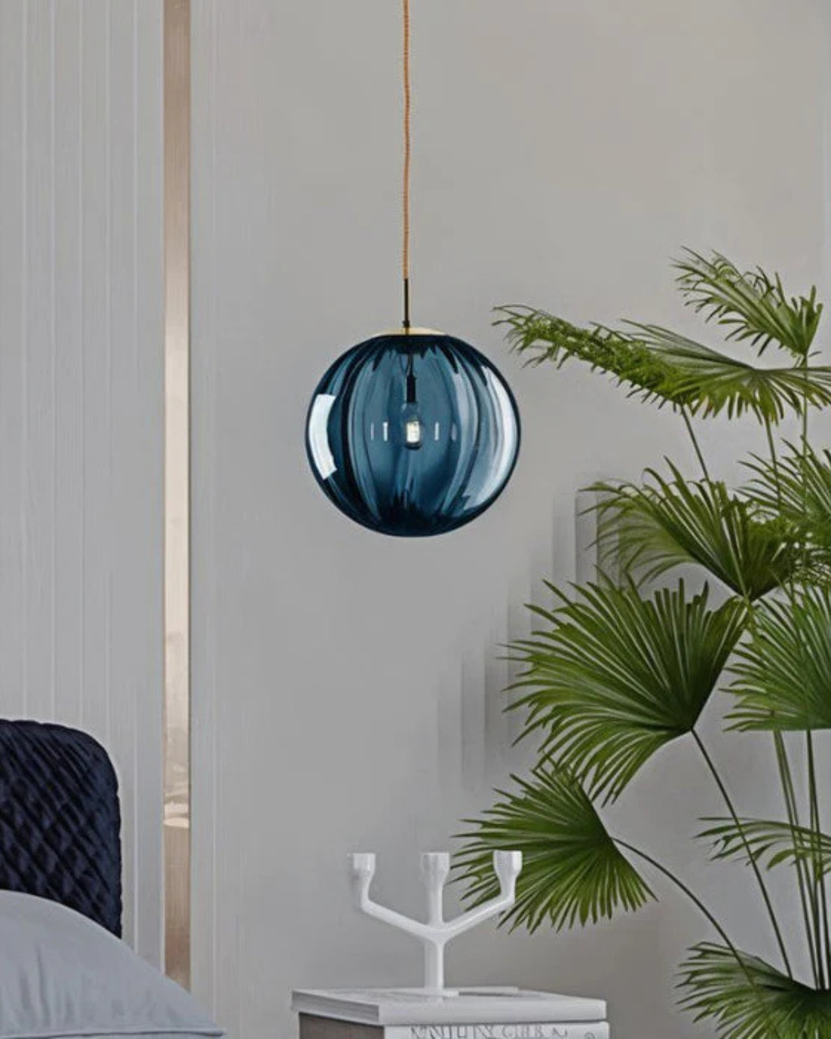VeraLux Amber Glass Pendant Ceiling Light Vintage Warmth - OpalDwell
