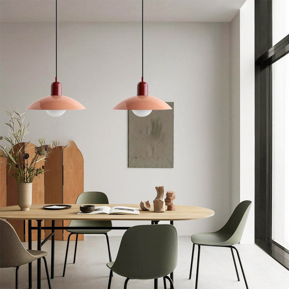 Asterra Glass Pendant Light Macaron Style For Small Spaces - OpalDwell