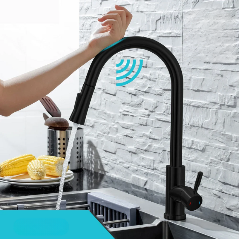 FluxMix Smart Sensor Kitchen Tap With Touchless Faucet OpalDwell