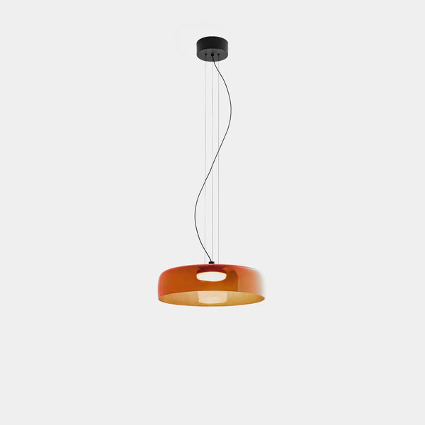 FjordLumen Glass Pendant Light Norwegian Craft Lighting - OpalDwell