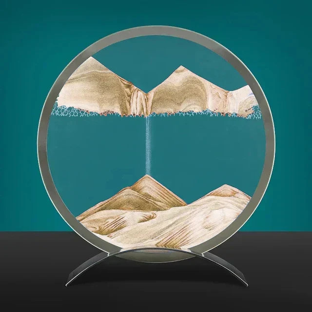 Aurelo Drift Lamp Moving Sand Art for Calm Ambience - OpalDwell