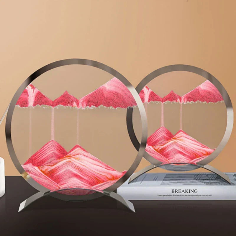 Aurelo Drift Lamp Moving Sand Art for Calm Ambience - OpalDwell