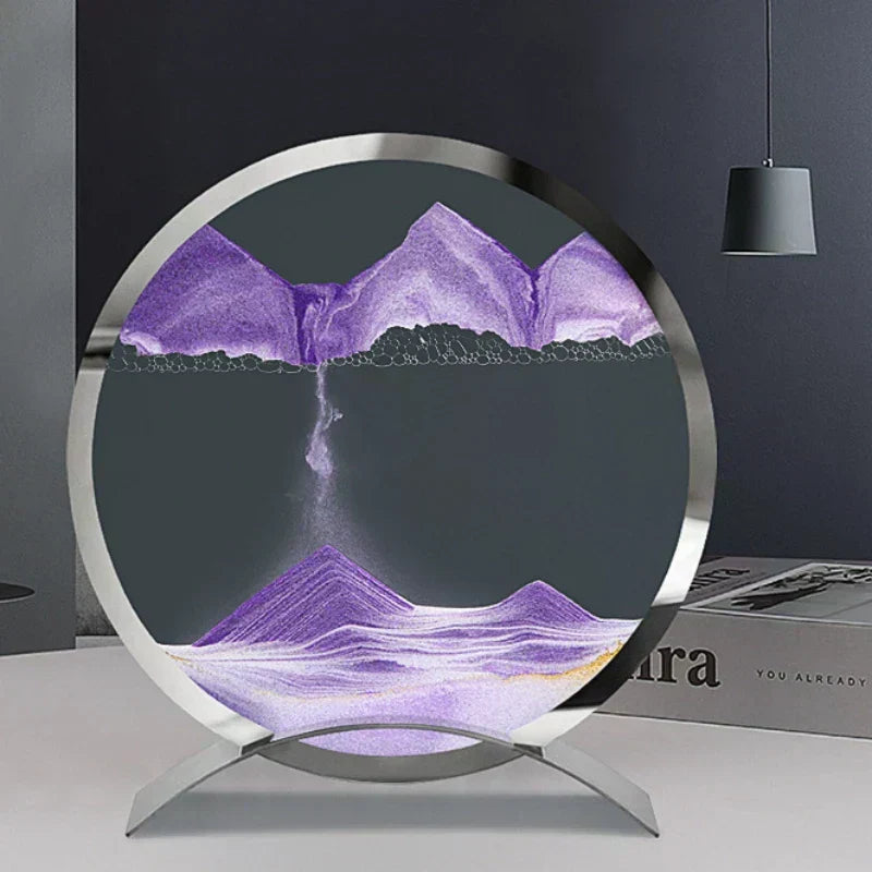 Aurelo Drift Lamp Moving Sand Art for Calm Ambience - OpalDwell
