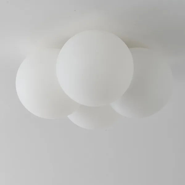 NimbusCloud LED Ceiling Light with Cloud-Inspired Design for Living Rooms - OpalDwell