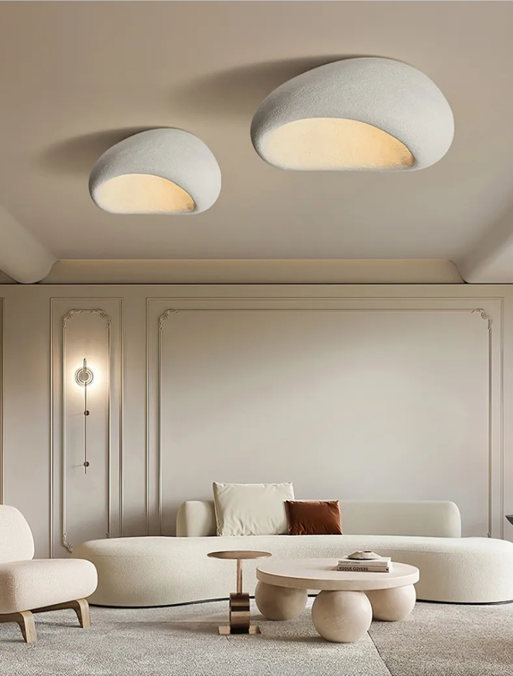 Aeloria Ceiling Lamp By OpalDwell Handmade Ambient Glow OpalDwell
